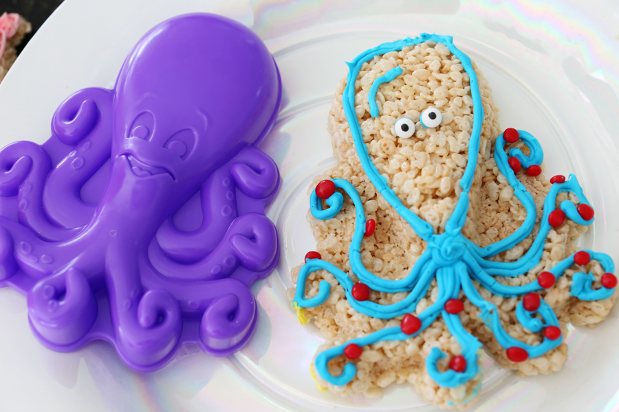 Octopus Rice Krispie Treat