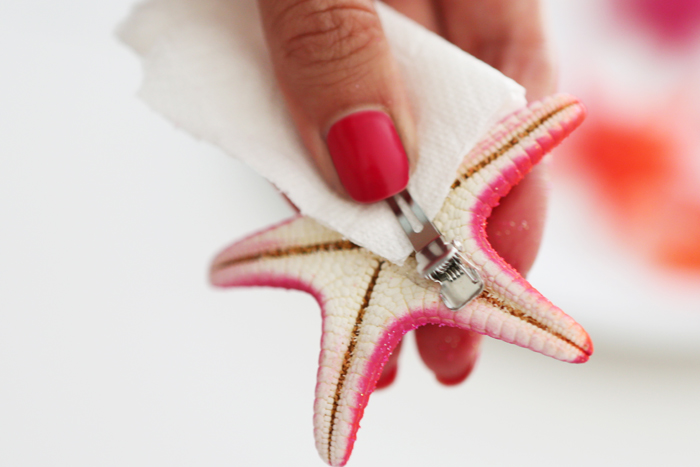DIY Starfish Hair Accessories
