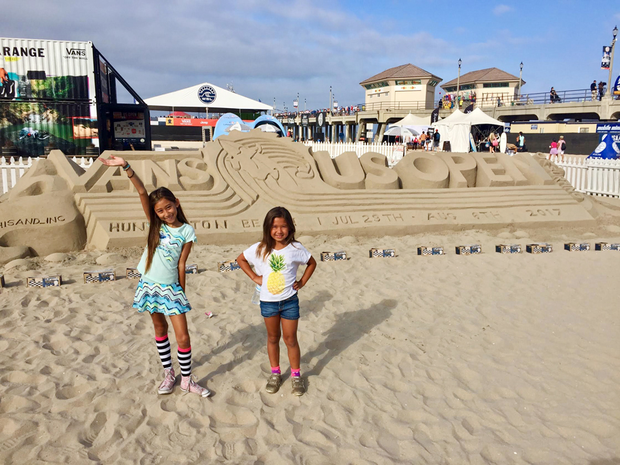 5 FUN things for FAMILIES to do at the VANS US OPEN OF SURFING in Huntington Beach July 28- Aug 5, 2018